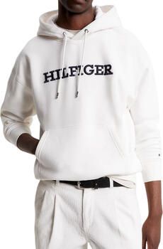 Tommy Hilfiger Monotype Embro Hoodie White Heren