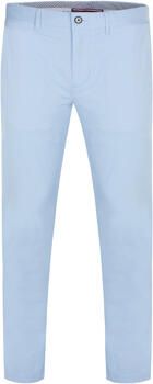 TOMMY HILFIGER Heren Broeken Bleecker Chino 1985 Pima Cotton Lichtblauw