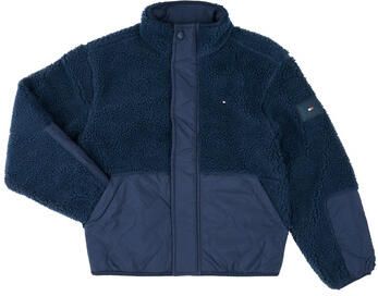 Tommy Hilfiger teddy jas herfst winter donkerblauw - Foto 4