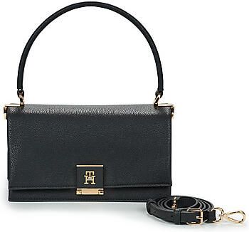 Tommy Hilfiger Schoudertas TH HER MED CROSSOVER avondtas clutch mini tas met goudkleurige accenten