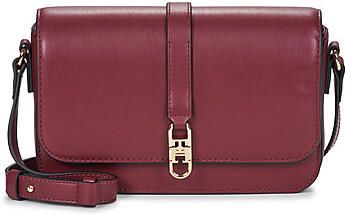 Tommy Hilfiger Schoudertas TH LIBRE FLAP CROSSOVER damen schultertasche minibag mit goldfarbenem th-schmuckelement - Foto 6