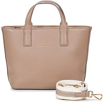 Tommy Hilfiger Tas TH LOGOTAPE MINI TOTE dames schoudertas met dubbel handvat