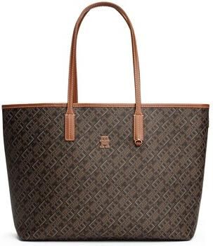 Tommy Hilfiger Shopper met Logodetail Model 'MONOPLAY LEATHER' - Foto 3