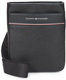 Tommy Hilfiger Zwarte Schoudertas met Logo Black Heren
