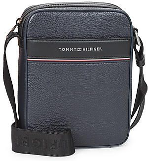 Tommy Hilfiger Blauwe Polyethyleen Schoudertas met Zakken Blue Heren
