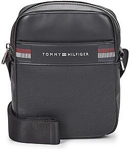 Tommy Hilfiger Zwarte Rits Schoudertas Mannen Herfst Winter Black Heren
