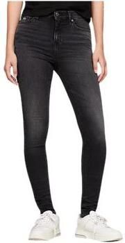 TOMMY JEANS Prettige jeans Nora met leren merklabel