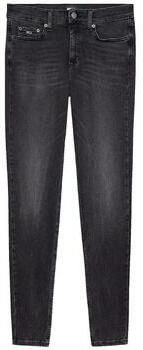 Tommy Jeans Zwarte Skinny Fit Stretch Denim Jeans Black Dames