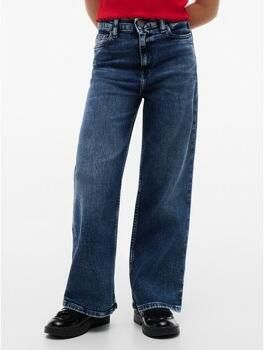 Tommy Hilfiger flared jeans mediumblauw Meisjes Denim Effen - Foto 5