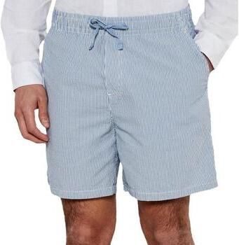 TOMMY JEANS Heren Broeken Tjm Seersucker Stp Beach Short Lichtblauw - Foto 13