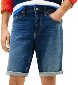 Tommy Jeans regular fit korte jeans van katoenmix model 'RONNIE'