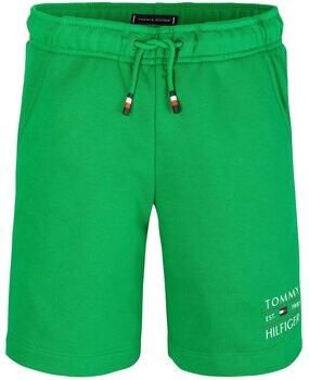 TOMMY HILFIGER Jongens Broeken Tommy Flag Hilfiger Sweatshort Groen