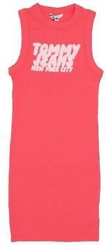 Tommy Hilfiger Korte Jurk Robe Slim Fit Rose Fuchsia - Foto 7