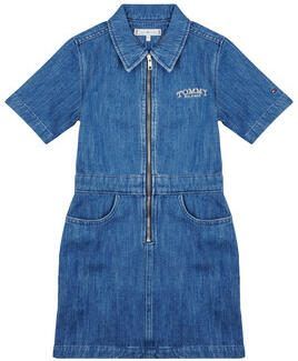 Tommy Hilfiger Korte Jurk ZIP SS DRESS WASHED
