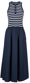 Tommy Hilfiger Lange Jurk GOLD BUTTON POPLIN MIX DRESS - Foto 3