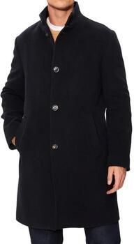 TOMMY HILFIGER Heren Jassen Dc Stand Collar Wool Mix Coat Donkerblauw