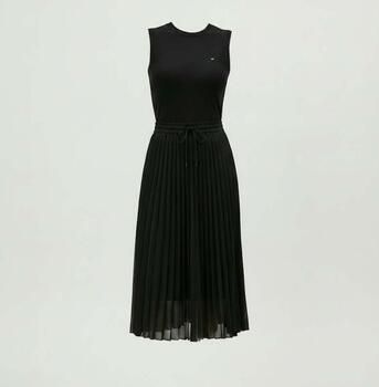 Tommy Hilfiger slim fit midi-jurk van viscosemix - Foto 3
