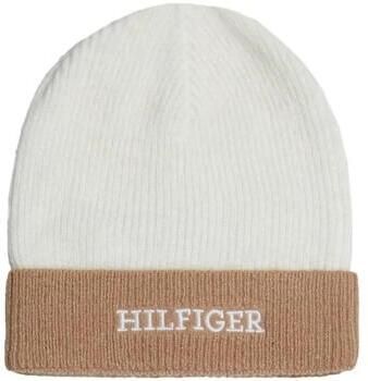 Tommy Hilfiger Kinderen Bicolor Muts Logo Geborduurd White Unisex