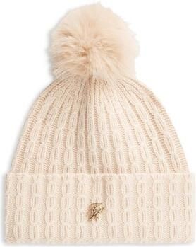 Tommy Hilfiger Muts Th Script Cable Pom Beanie