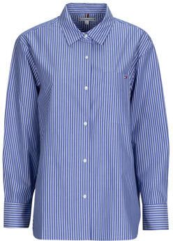 TOMMY HILFIGER Dames Blouses Ess Poplin Easy Fit Shirt Blauw - Foto 5