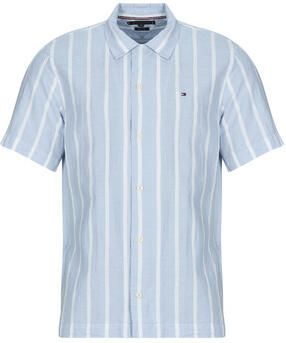 Tommy Hilfiger Regular fit vrijetijdsoverhemd van een mix van katoen en linnen