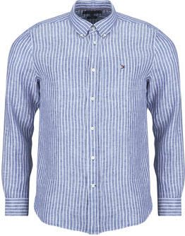 Tommy Hilfiger Overhemd Lange Mouw LINEN BENGAL STRIPE RF SHIRT - Foto 3