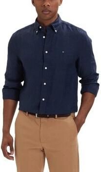 Tommy Hilfiger regular fit vrijetijdsoverhemd van puur linnen