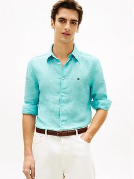 Tommy Hilfiger regular fit vrijetijdsoverhemd van puur linnen - Foto 3