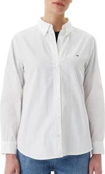 TOMMY JEANS Overhemdblouse TJW REG PINSTRIPE POPLIN SHIRT met naaldstrepen logoborduring - Foto 7