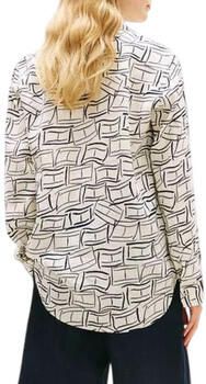 Tommy Hilfiger relaxed fit blouse met lange mouwen van puur linnen - Foto 3