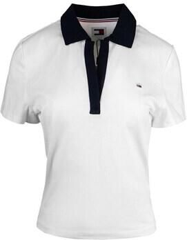 TOMMY JEANS Poloshirt TJW SLIM CONTRAST V SS POLO EXT