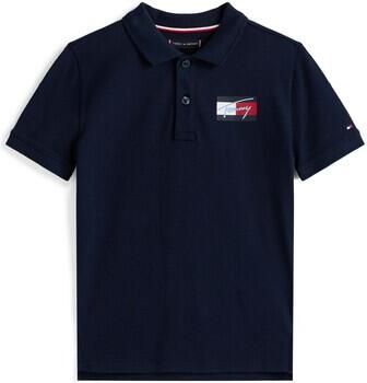 Tommy Hilfiger Polo Shirt Korte Mouw Tommy Script Flag Ss