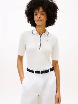 Tommy Hilfiger slim fit poloshirt van lyocellmix - Foto 3