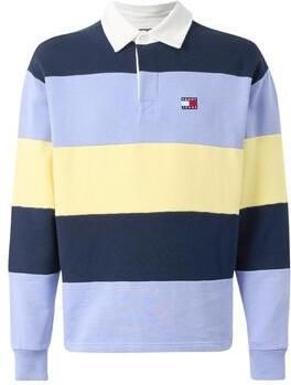 TOMMY JEANS Heren Polo's & T-shirts Tjm Rlx Badge Stripe Rugby Multi - Foto 5