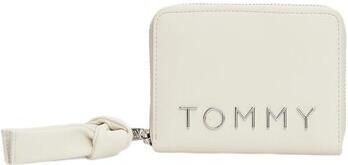 Tommy Hilfiger Witte Rits Dames Portemonnee Polyurethaan Materiaal White Dames