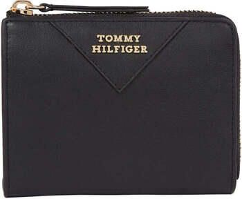 Tommy Hilfiger Zwarte Crest Med Portemonnees Black Dames