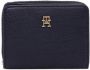 Tommy Hilfiger Portemonnee TH ICON MED ZA FLAP dames portemonnee met edel th-logo embleem - Thumbnail 3