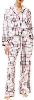 Tommy Hilfiger Relaxed fit pyjama en huisschoenen in een set met viscose
