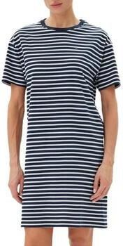 Tommy Hilfiger Underwear Nachthemd STRIPE SS T-SHIRT DRESS met strepenpatroon logo