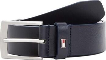 Tommy Hilfiger Leren riem ADAN 3.5 EXT Metalen logopatch eenvoudige doornsluiting