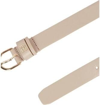Tommy Hilfiger Leren riem ESSENTIAL EFFORTLESS 2.5 Logo-embleem zachte haptiek ovale eenvoudige pin sluiting