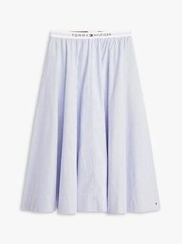 Tommy Hilfiger Uitlopende midi-rok van puur katoen - Foto 3