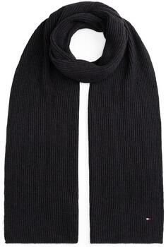 Tommy Hilfiger Gebreide sjaal TH FLAG PIMA COTTON CASH SCARF met logo-borduring met kasjmiergehalte unisex - Foto 16
