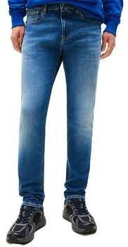 TOMMY JEANS Straight jeans SCANTON SLIM Met merkenlabel van leer achter - Foto 11