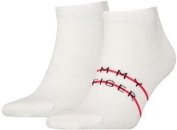 Tommy Hilfiger Katoenen Herensokken Herfst Winter Collectie White Heren