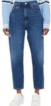 TOMMY JEANS Tapered jeans High waist Mom-Jeans Tapered In 5-pocket-stijl en licht uitgewassen - Foto 14
