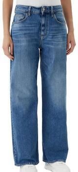 TOMMY JEANS Relax fit jeans MIA MR RLXD STR in blauwe was met hamerslus