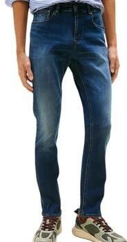 TOMMY JEANS Straight jeans SCANTON SLIM Met merkenlabel van leer achter - Foto 6
