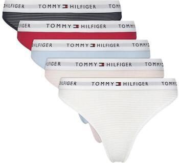 Tommy Hilfiger Logo Strings Dames (5-pack)