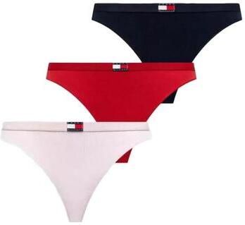 Tommy Hilfiger Underwear String 3 PACK FLAG THONG (EXT. SIZE) (3 stuks)